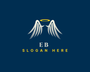 Spiritual - Holy Angel Wings logo design