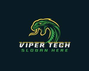 Gaming Snake Viper  logo design