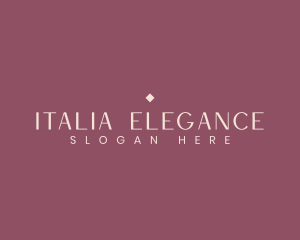 Feminine Elegant Business logo design