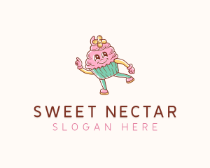 Bakery Cute Cupcake  logo design