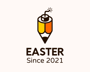 Advertising - Creative Pencil Bomb logo design