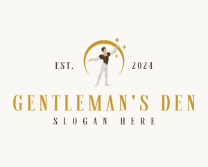 Male - Ballet Male Dancer logo design