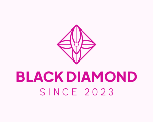 Diamond Flower Boutique logo design