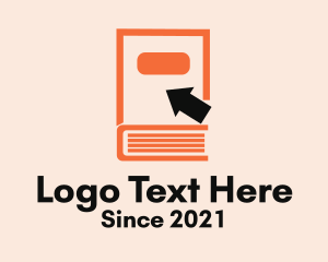 Library - Online Notes App logo design