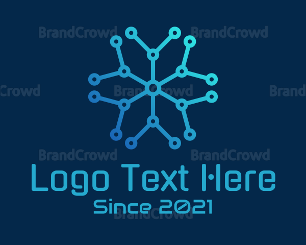 Star Molecule Circuit Logo