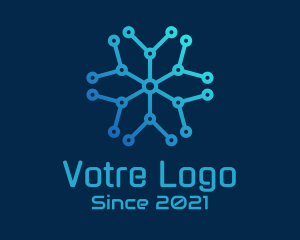 Web Developer - Star Molecule Circuit logo design