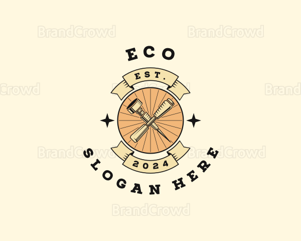 Woodworking Carpentry Tools Logo