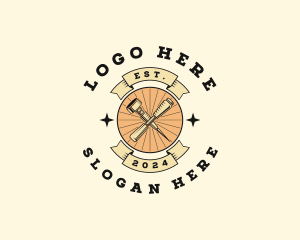 Woodworking Carpentry Tools Logo