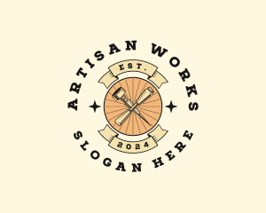 Craftsman - Woodworking Carpentry Tools logo design