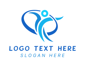 Ngo - Human Gymnastics Athlete logo design