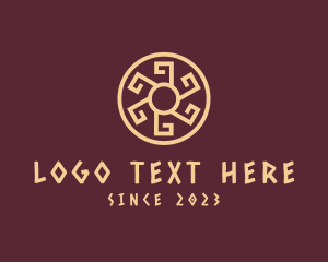 Hippie - Ancient Tribe Symbol logo design