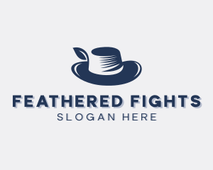 Feather Hat Fashion logo design