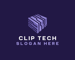 3d Cube Tech logo design