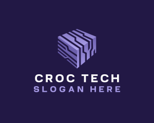 3d Cube Tech logo design