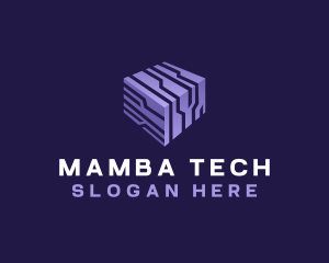 3d Cube Tech logo design