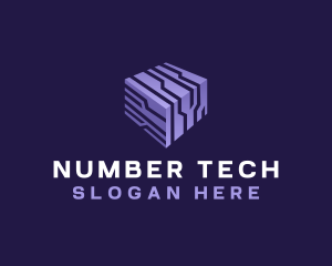 3d Cube Tech logo design