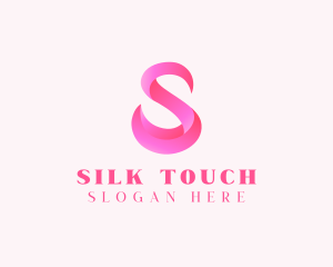 Pink Swan Letter S  logo design