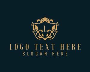 Lettermark - Royal Fashion Shield logo design