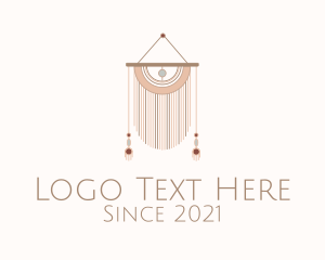 Fabric - Interior Design Macrame logo design