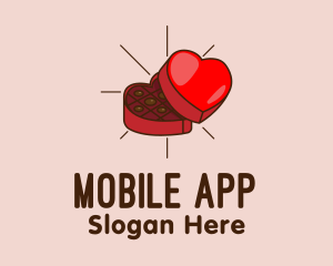 Chocolate Heart Box Logo