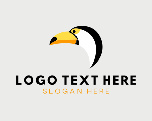 Bird Beak - Toucan Bird Wildlife logo design