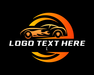 Car Racing Garage Logo