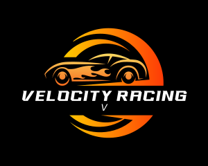 Car Racing Garage logo design