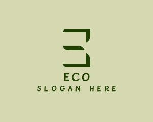 Eco Friendly Spa Letter E logo design
