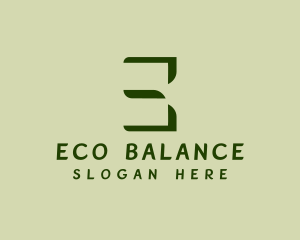 Eco Friendly Spa Letter E logo design