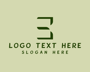 Calm - Eco Friendly Spa Letter E logo design