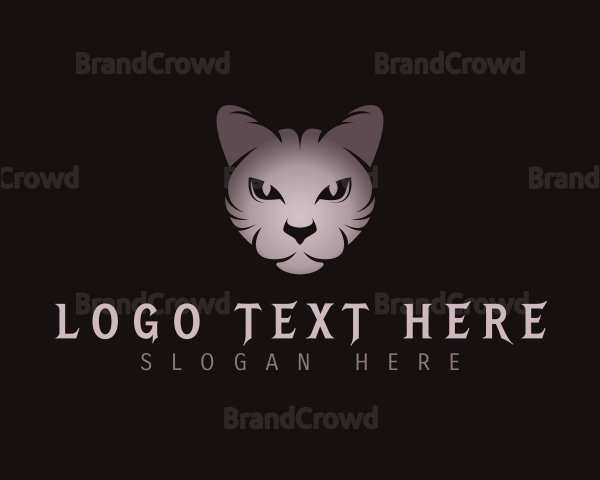 Feline Cat Animal Logo