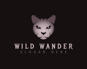 Feline Cat Animal logo design