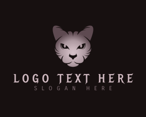 Feline Cat Animal Logo