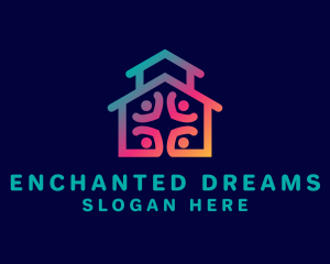 House Charity Shelter  logo design