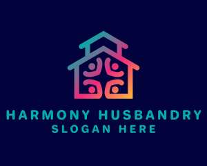 House Charity Shelter  logo design