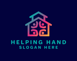 Assistance - House Charity Shelter logo design