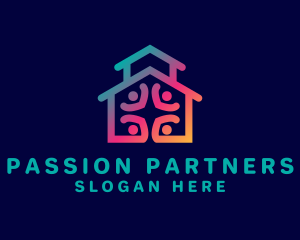 House Charity Shelter  logo design