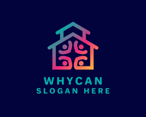 Support - House Charity Shelter logo design