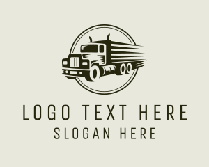 Logistics - Truck Logistics Travel logo design