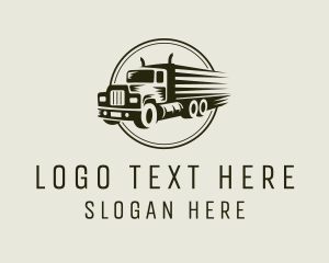 Dispatch - Truck Logistics Travel logo design