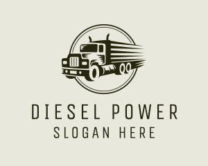 Diesel - Truck Logistics Travel logo design