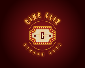 Movie - Cinema Movie Placard logo design