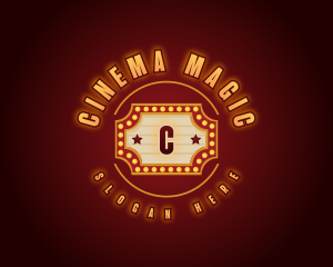 Movie - Cinema Movie Placard logo design