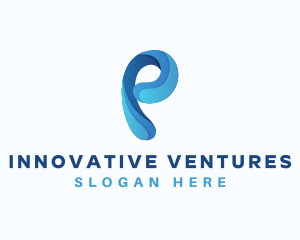 Entrepreneur - Professional Business Letter P logo design