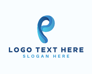 General - Professional Business Letter P logo design