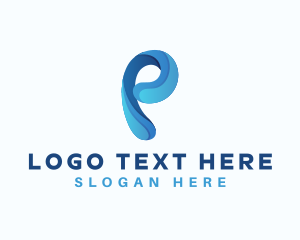 Business - Professional Business Letter P logo design