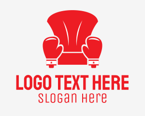 Boxing Gloves Sofa  Logo