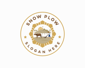 Philippine Carabao Plow Farming logo design