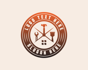 Construction - Tools Handyman Repair logo design