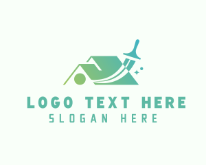 Gradient - Squeegee House Cleaning logo design